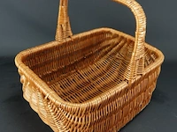 Rieten picknickmand - afbeelding 2 van  5