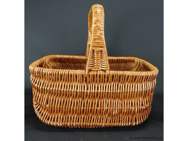 Rieten picknickmand - afbeelding 3 van  5