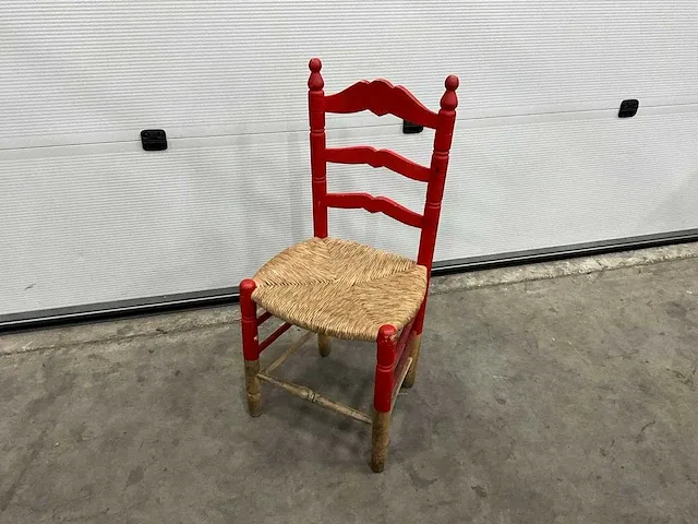 Rieten restaurantstoelen (13x) - afbeelding 1 van  7