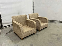Rieten zetel (2x) - afbeelding 2 van  7