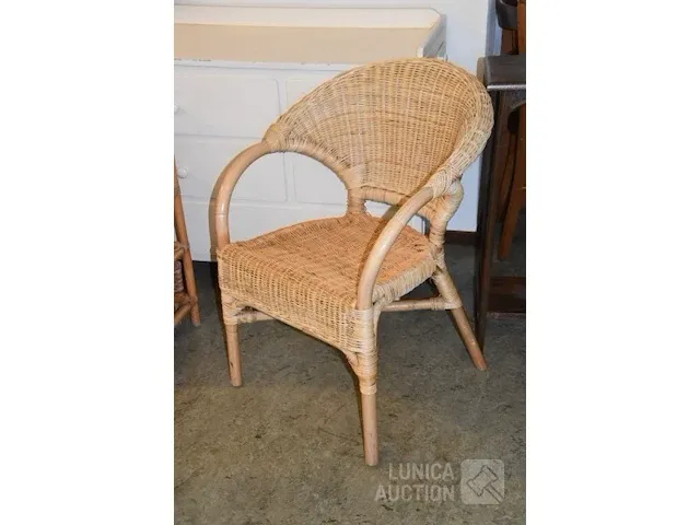 Riet/rotan set - afbeelding 2 van  4