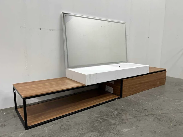 Riho - livit - badmeubelset - 240 cm - afbeelding 2 van  7