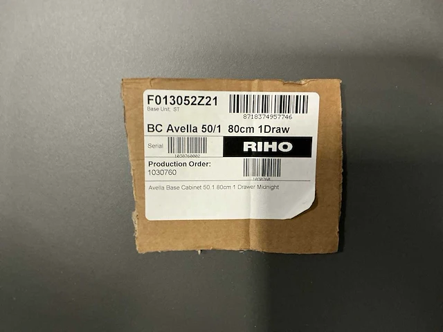 Riho avella 80cm badmeubel - afbeelding 4 van  4