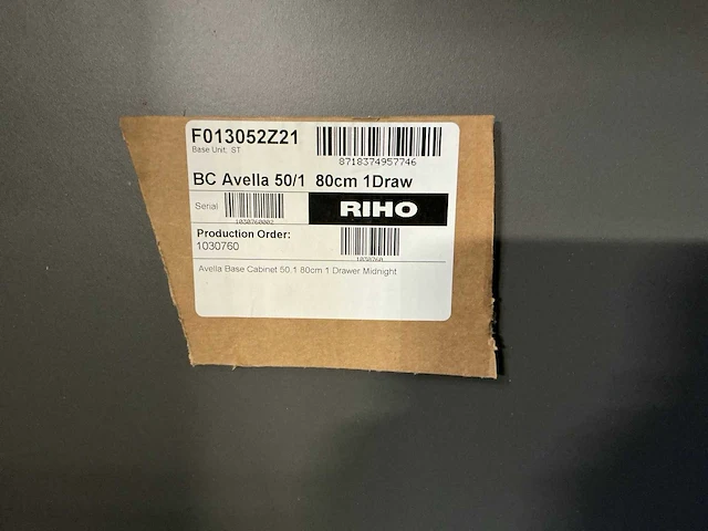 Riho avella badmeubel 80cm - afbeelding 3 van  4