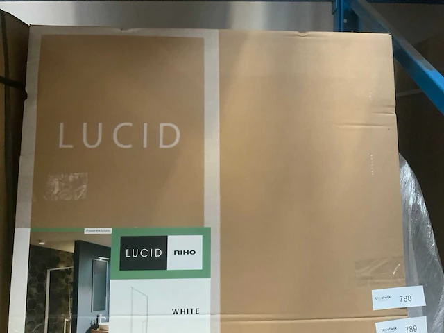 Riho lucid gdb108w000 nis douchedeur wit - afbeelding 3 van  3