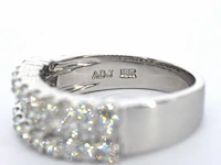 Rijring met prinses en briljant geslepen diamanten van hoge kwaliteit - afbeelding 8 van  8