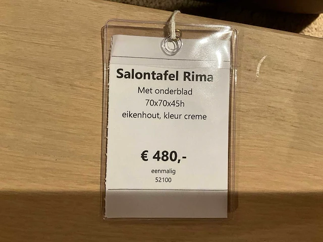 Rima eiken salontafel - afbeelding 6 van  6