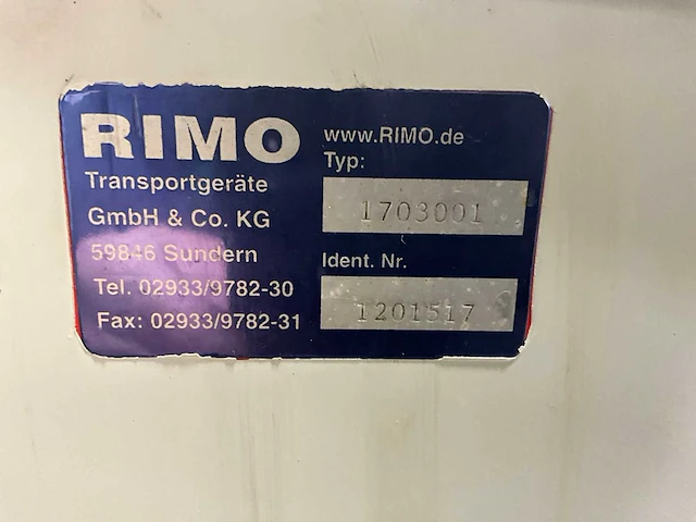 Rimo 1703001 hefplateau - afbeelding 5 van  5