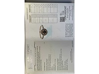 Ring 14 karaat diamant natuurlijk gekleurd 2,38g - afbeelding 5 van  7