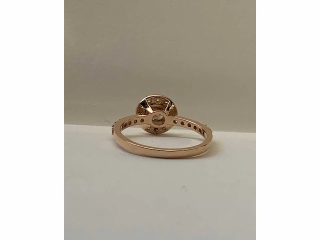 Ring 14 krt diamant natuurlijk gekleurd p, 2,38g - afbeelding 10 van  12
