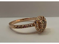 Ring 14 krt diamant natuurlijk gekleurd p, 2,38g - afbeelding 8 van  12