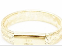 Ring 18 karaat geel goud 1,5 gram, 5,55 mm - afbeelding 1 van  5