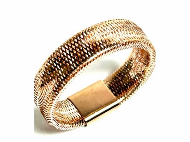 Ring 18 karaat geel goud 1,5 gram dikte 5,55 mm - afbeelding 4 van  5