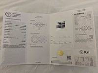 Ring 18 karaat geel gouden ring met diamant crt 5,21 - afbeelding 2 van  5