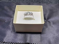 Ring 18 karaat wit goud 1,25 crt. diamant