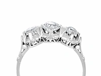 Ring 18 karaat wit goud 1,25 crt. diamant - afbeelding 4 van  9