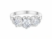 Ring 18 karaat wit goud 1,25 crt. diamant - afbeelding 7 van  9