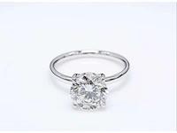 Ring 18 karaat wit goud 750 3,10 crt. diamant - afbeelding 9 van  11
