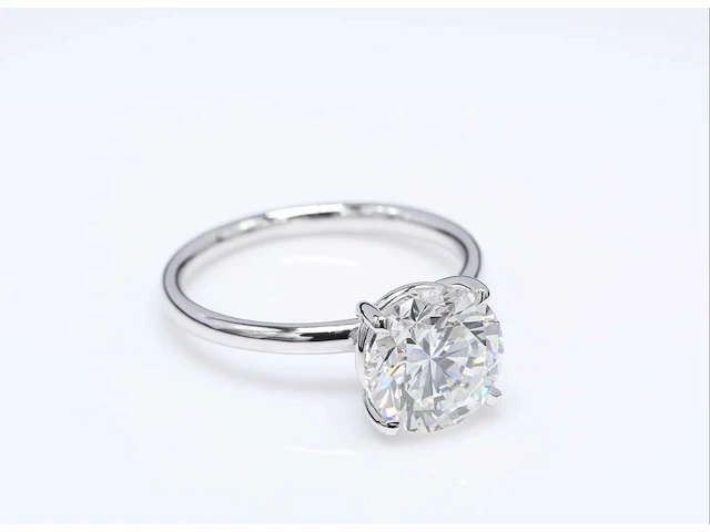 Ring 18 karaat wit goud 750 3,10 crt. diamant - afbeelding 11 van  11