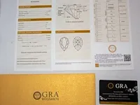 Ring 18k geelgoud moissanite (d/fl) 5.49 karaat - afbeelding 5 van  5