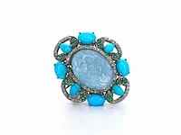 Ring edelsteen diamant - afbeelding 1 van  8