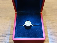 Ring met diamanten en moissaniet - afbeelding 3 van  4