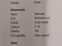Ring met diamanten en moissaniet - afbeelding 4 van  4