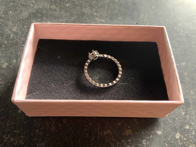 Ring met moissaniet 0,5 crt - afbeelding 6 van  6