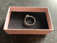 Ring met moissaniet 0,5 crt - afbeelding 6 van  6