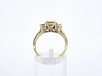 Ring met princess geslepen diamanten van 1.00 carat totaal - afbeelding 5 van  10