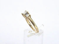 Ring met princess geslepen diamanten van 1.00 carat totaal - afbeelding 8 van  10