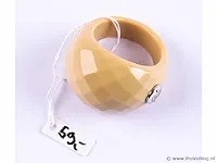 Ring met zilveren stukje - afbeelding 2 van  7