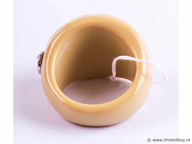 Ring met zilveren stukje - afbeelding 4 van  7