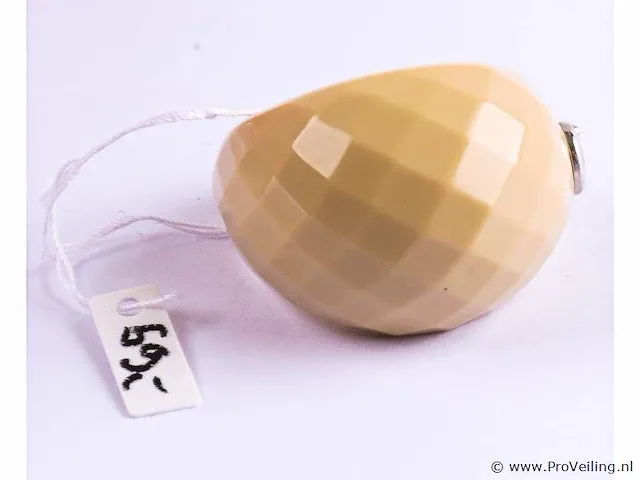 Ring met zilveren stukje - afbeelding 6 van  7