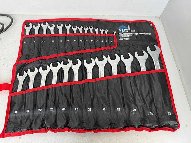 Ring-steeksleutelset 26dlg. met softgrip - afbeelding 1 van  2