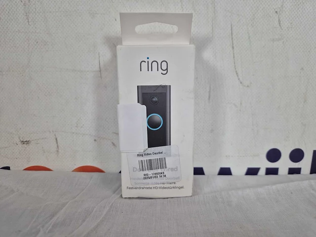 Ring video deurbel wired - slimme deurbel - bedraad - zwart - afbeelding 2 van  2