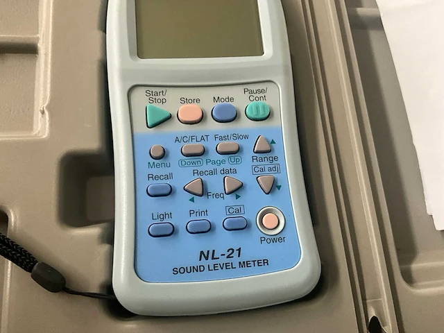 Rion nl-21 geluidmeter - afbeelding 3 van  6