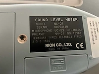 Rion nl-21 geluidmeter - afbeelding 5 van  6
