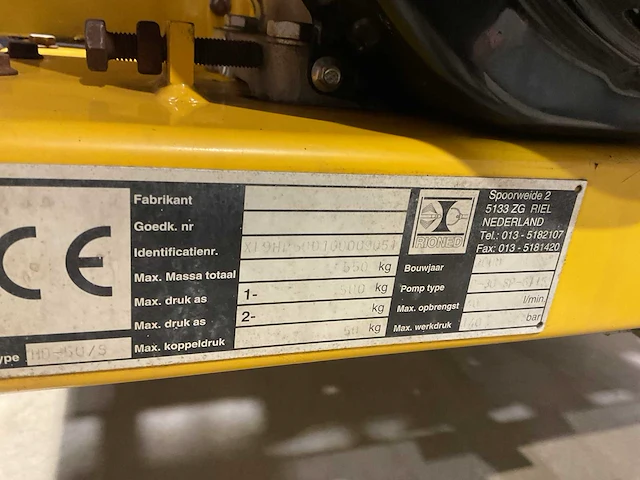Rioned hd 30 rioolreinigingsmachine - afbeelding 7 van  7