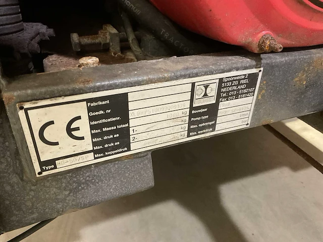 Rioned hd50 de luxe rioolaanhanger rioolreinigingsmachine ex gemeente - afbeelding 10 van  10