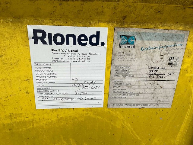 Rioned hd50deluxe rioolreinigingsmachine/rioolontstoppingsmachine - afbeelding 15 van  25