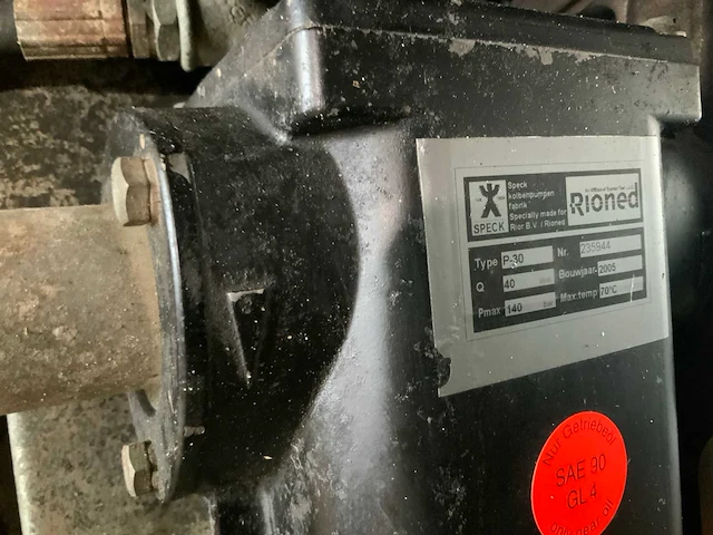 Rioned unijet rioolaanhanger rioolreinigingsmachine ex gemeente - afbeelding 12 van  13