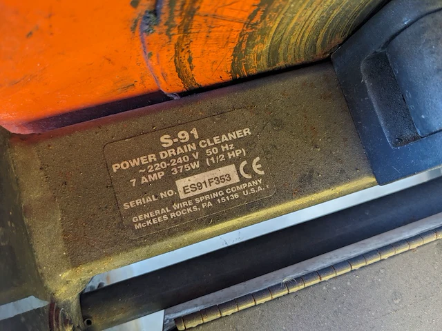Riool ontstoppingsveer, baldor industrie motor, s-91 - afbeelding 11 van  11