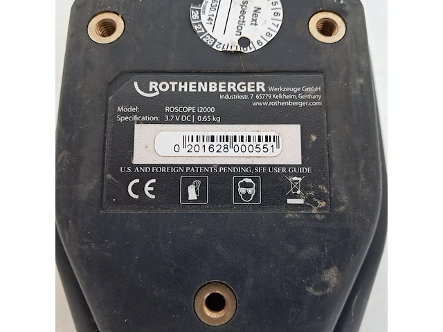 Rioolcamera 100mm, rothenberger, roscope i2000 module 25/16, 2016 - afbeelding 7 van  8