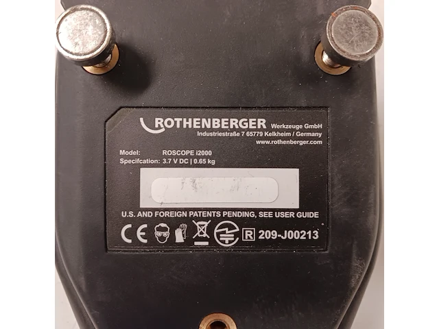 Rioolcamera 100mm rothenberger, roscope i2000 module 25/16, bouwjaar 2020 - afbeelding 12 van  13