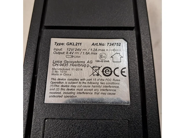 Rioollaser incl. richtmerk, accu en lader, leica, piper 100, 2014 - afbeelding 11 van  11