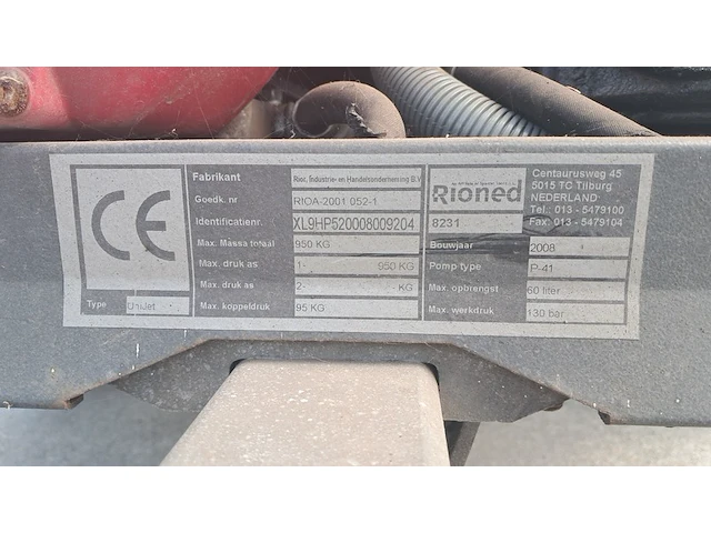 Rioolreinigingsmachine rioned, unijet, 2008 - afbeelding 8 van  28