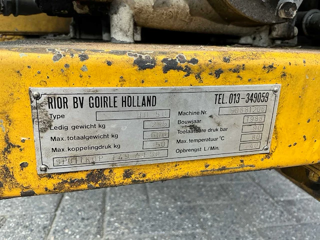 Rior hd50 rioolreinigingsmachine - afbeelding 3 van  11