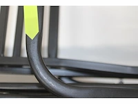 Ritmi opvouwbaar bolderkar tot 120kg draagvermogen 82x52x63cm inhoud 120l zwart - afbeelding 2 van  2