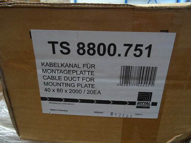 Rittal - ts8800.751 - doos kabelgoot à 20 stuks (9x) - afbeelding 3 van  3